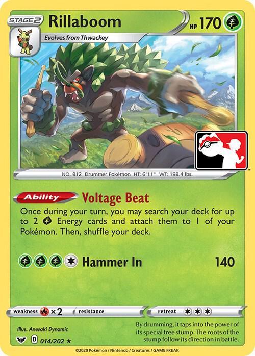 Sword & Shield Rillaboom [Prize-Pack] Pokémon card